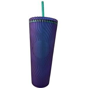 STARBUCKS 2025 PURPLE/GREEN SWIRL SIREN/MERMAID 24oz VENTI TUMBLER COLD CUP